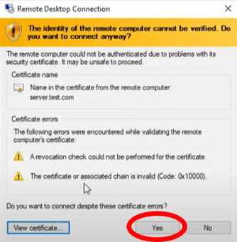 Cannot Be Verified
